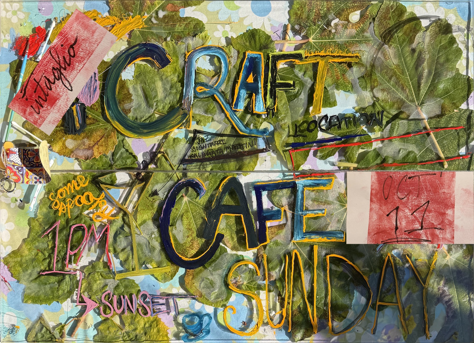 Craft Cafe 10/11 poster